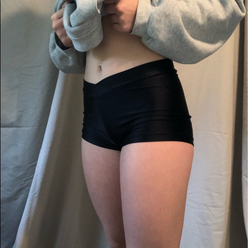 Varsity spirit booty shorts